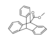 10H-9,10-o-benzeno-anthracene-9-carboxylic acid methyl ester结构式