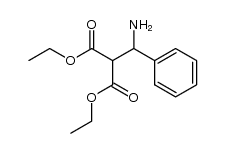 (α-amino-benzyl)-malonic acid diethyl ester结构式