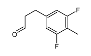 3-(3,5-Difluoro-4-methylphenyl)propanal Structure