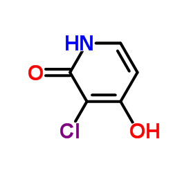3-氯-2,4-二羟基吡啶结构式