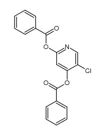 2,4-dibenzoyloxy-5-chloropyridine Structure