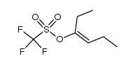 3-trifluoromethanesulfonyloxy-hex-3-ene Structure