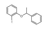 1-iodo-2-(1-phenylethoxy)benzene Structure