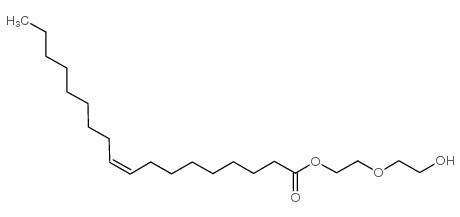 (Z)-十八烯酸-2-(2-羟基乙氧基)乙酯结构式