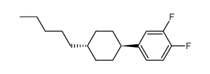 1,2-Difluoro-4-(4-pentyl-cyclohexyl)-benzene Structure