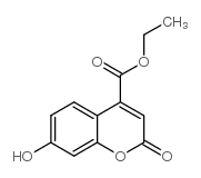 7-羟基香豆素-4-羧酸乙酯结构式
