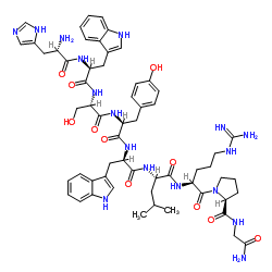 (D-Trp6)-LHRH (2-10) trifluoroacetate salt structure