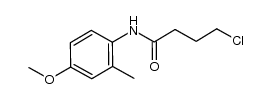 4-Chloro-N-(4-methoxy-2-methylphenyl)butanamide Structure