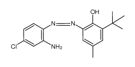 (Z)-2-((2-amino-4-chlorophenyl)diazenyl)-6-(tert-butyl)-4-methylphenol Structure