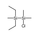 chloro-[diethyl(methyl)silyl]-dimethylsilane结构式