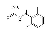 (2,6-dimethylphenyl)semicarbazide结构式