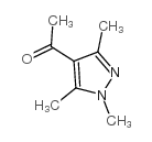 1-(1,3,5-三甲基-1H-吡唑-4-基)乙酮结构式