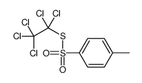 1-methyl-4-(1,1,2,2,2-pentachloroethylsulfanylsulfonyl)benzene结构式