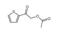 2-oxo-2-(α-thienyl)ethyl acetate结构式