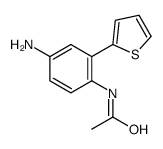 N-(4-氨基-2-(2-噻吩)苯基)乙酰胺结构式