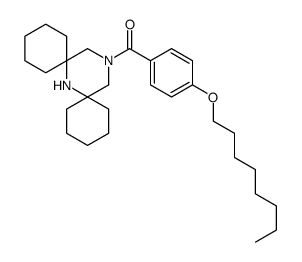 7,15-diazadispiro[5.1.58.36]hexadecan-15-yl-(4-octoxyphenyl)methanone结构式