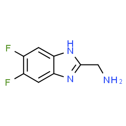 2-(氨甲基)-5,6-二氟苯并咪唑结构式