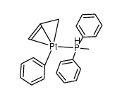 platinum(II)(phenyl)(η3-allyl)(diphenylmethylphosphine) Structure
