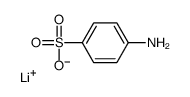 lithium,4-aminobenzenesulfonate Structure