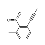 3-methyl-2-nitro-1-[2-iodoethynyl]benzene结构式