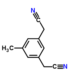 5-Methyl-1,3-benzenediacetonitrile Structure