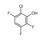 2-氯-3,5,6-三氟苯酚结构式
