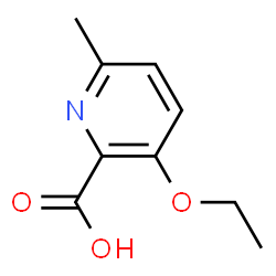 3-ethoxy-6-methylpyridine-2-carboxylic acid Structure