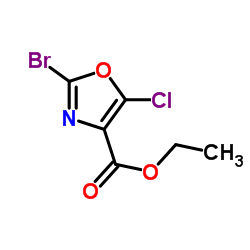 Ethyl 2-bromo-5-chloro-1,3-oxazole-4-carboxylate Structure