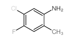 5-氯-4-氟-2-甲基苯胺结构式