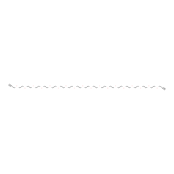 Bis-propargyl-PEG18 Structure