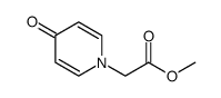 4-pyridone-1-acetic acid methyl ester Structure