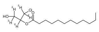 rac 2-Lauroyl-3-chloropropanediol-d5 Structure