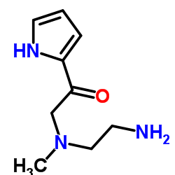 2-[(2-Aminoethyl)(methyl)amino]-1-(1H-pyrrol-2-yl)ethanone Structure