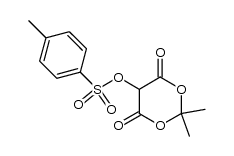 isopropylidene 5-tosyloxymalonate Structure