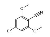 4-bromo-2,6-dimethoxybenzonitrile Structure