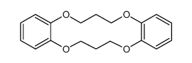 7,8,16,17-tetrahydro-6H,15H-dibenzo<1,4,8,11>tetraoxacyclotetradecin Structure