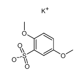 potassium 2,5-dimethoxybenzenesulfonate结构式