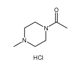 1-(4-甲基哌嗪-1-基)乙酮盐酸盐结构式