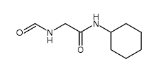 α-N-Formylamino-N'-cyclohexylacetamid结构式