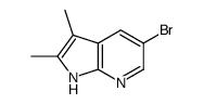 5-溴-2,3-二甲基-1H-吡咯并[2,3-B]吡啶结构式