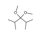 2,4-dimethyl-3-pentanone dimethyl ketal Structure