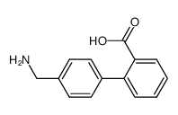 4'-(AMINOMETHYL)-BIPHENYL-2-CARBOXYLIC ACID结构式