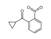 o-nitrophenyl cyclopropyl ketone Structure