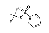 S-(trifluoromethyl) benzenesulfonothioate Structure