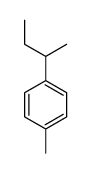 1-methyl-4-(1-methylpropyl)benzene结构式