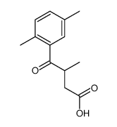 3-(2,5-Dimethylbenzoyl)butyric acid结构式