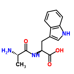 L-丙氨酰-L-色氨酸结构式