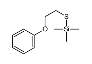 Phenyl 2-[(trimethylsilyl)sulfanyl]ethyl ether Structure