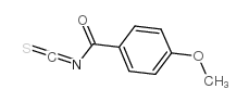 4-甲氧基苯甲酰异硫氰酸酯结构式