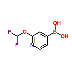 (2-(Difluoromethoxy)pyridin-4-yl)boronic acid Structure